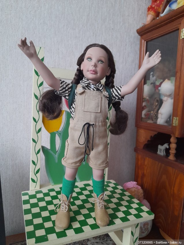 Зеленоглазая туристка — Коллекционные куклы (фото 5)
