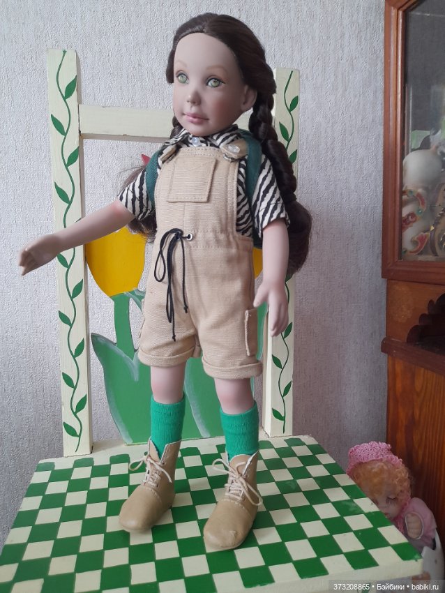 Зеленоглазая туристка — Коллекционные куклы (фото 9)