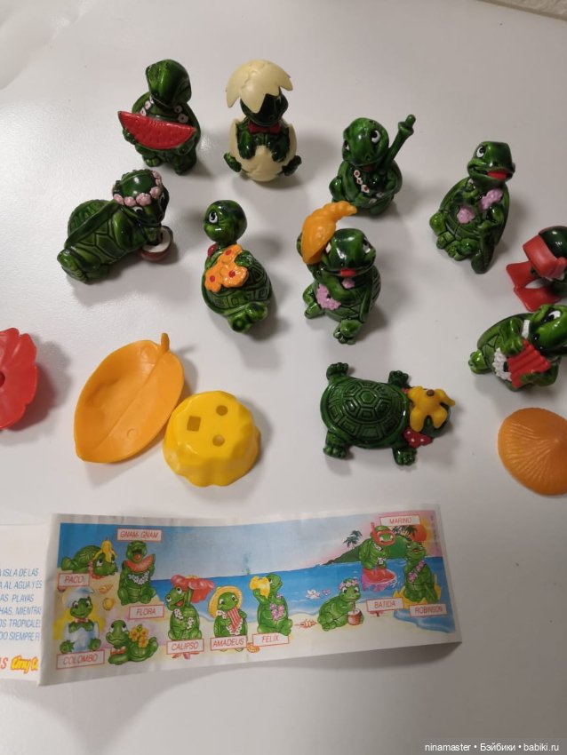 Киндеры. Черепашки. Полная серия (фото 8)