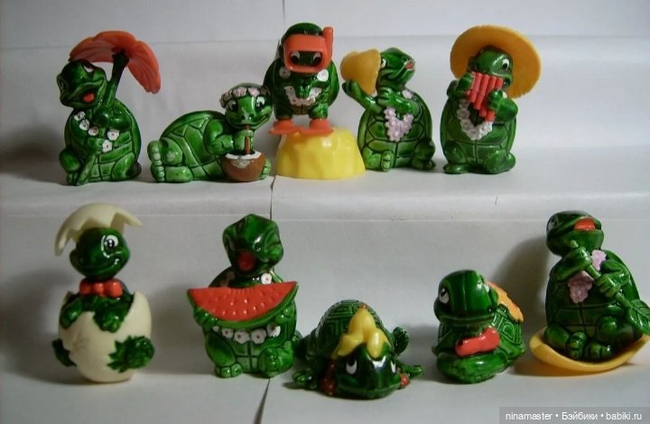 Киндеры. Черепашки. Полная серия