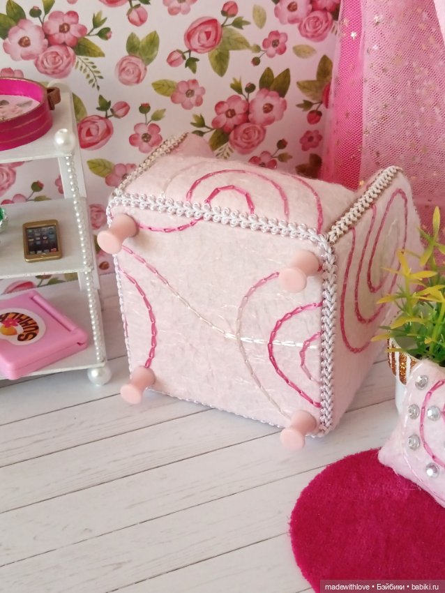 Кресло и этажерка для куклы 15-16см (фото 7)