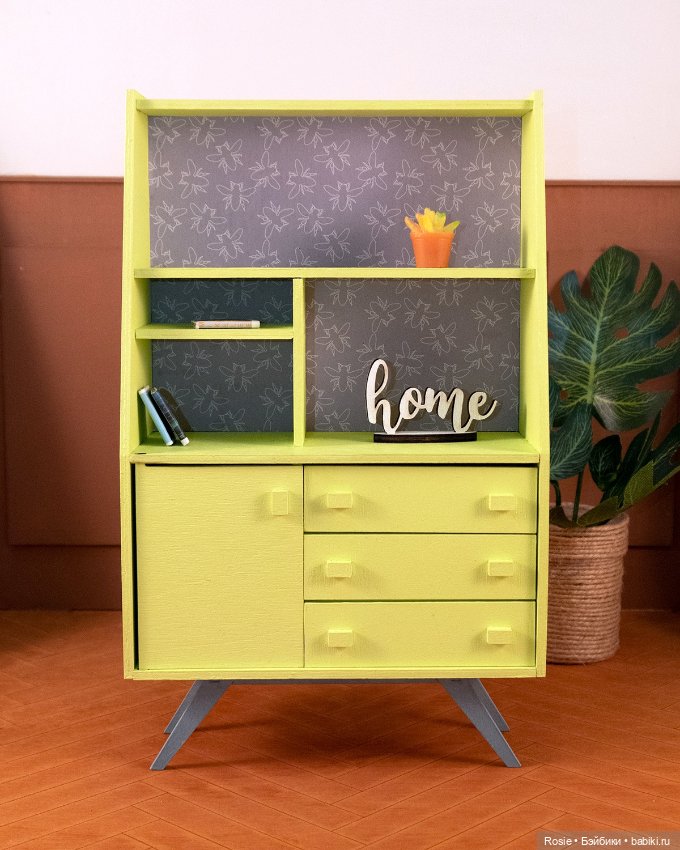 Буфет "лаймовое утро" — Кукольная мебель (фото 2)