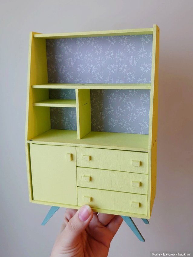 Буфет "лаймовое утро" — Кукольная мебель