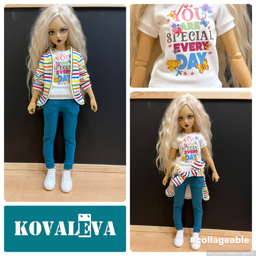 Комплект одежды для кукол 1/4 БЖД Минифи/ Minifee