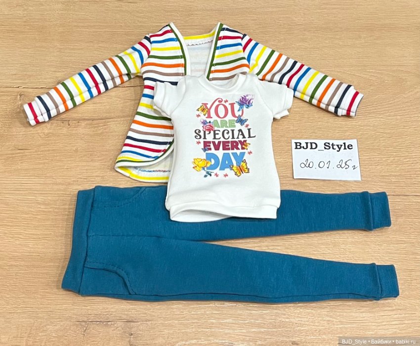 Комплект одежды для кукол 1/4 БЖД Минифи/ Minifee (фото 3)