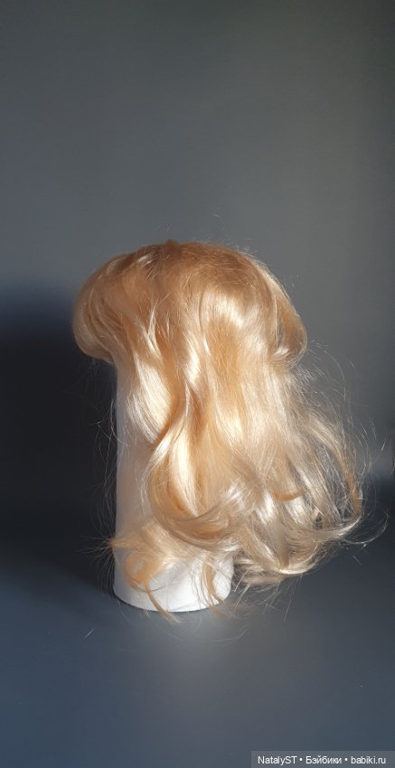 Парик на голову 35-37см — Парики и волосы (мохер) для кукол (фото 3)