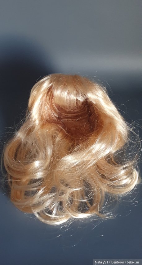 Парик на голову 35-37см — Парики и волосы (мохер) для кукол (фото 8)