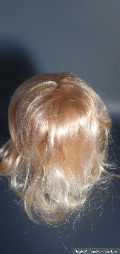 Парик на голову 35-37см — Парики и волосы (мохер) для кукол (фото 5)