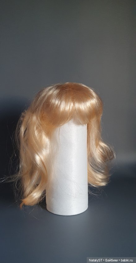 Парик на голову 35-37см — Парики и волосы (мохер) для кукол (фото 7)