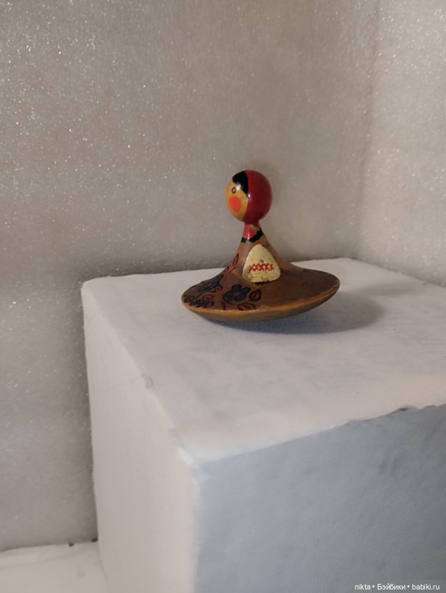 Деревянная игрушка СССР Волчок (фото 2)