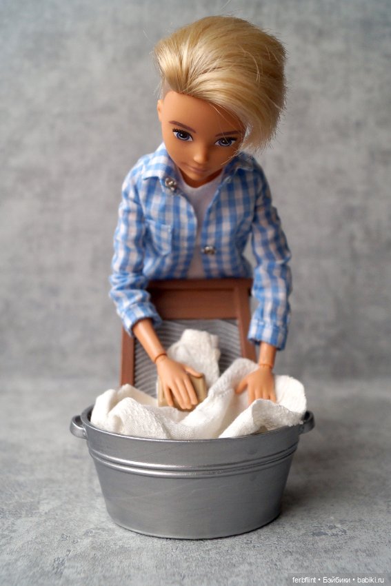 Набор "Ручная стирка" в масштабе 1:6 (фото 9)