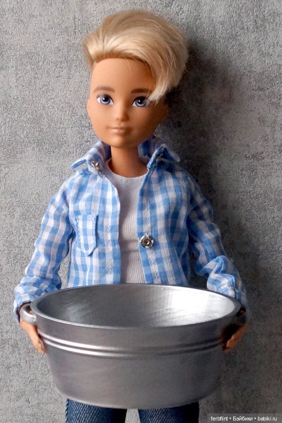 Набор "Ручная стирка" в масштабе 1:6 (фото 7)