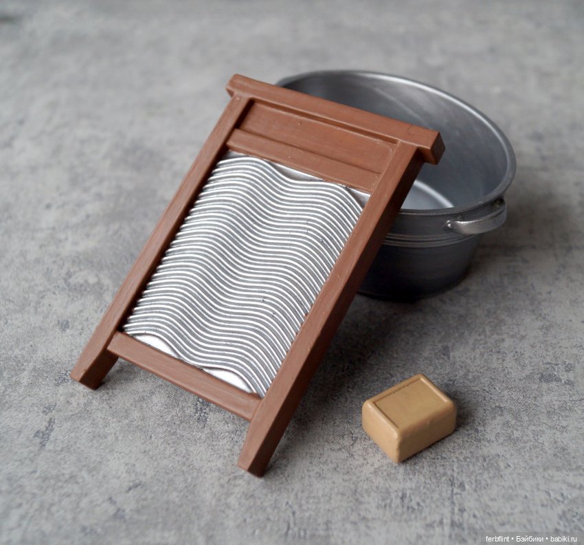 Набор "Ручная стирка" в масштабе 1:6 (фото 4)