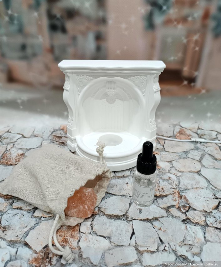 Камин белоснежный — Кукольная мебель