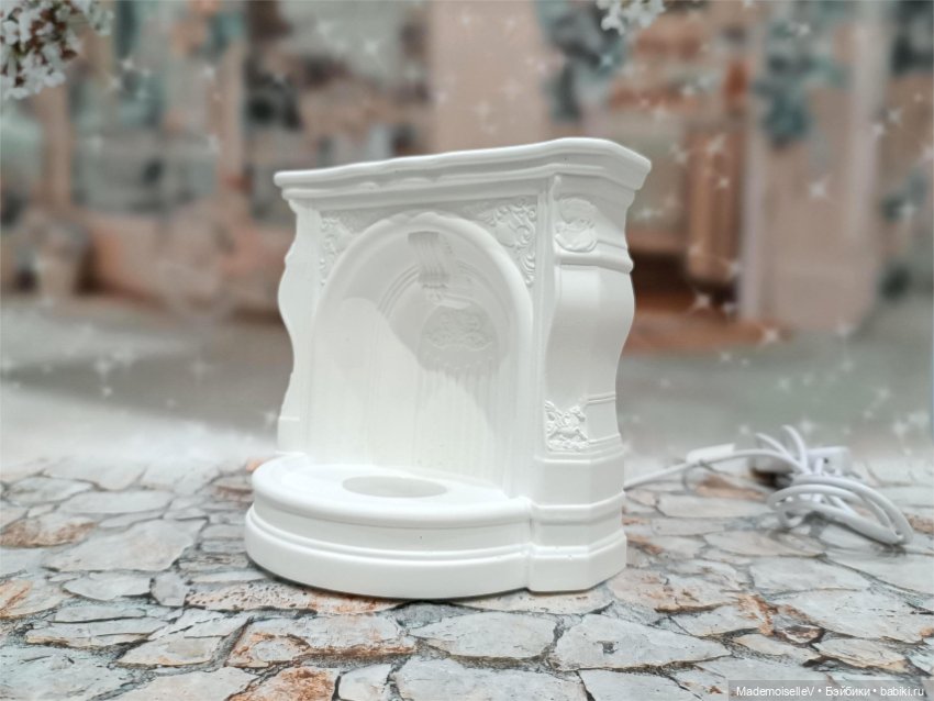 Камин белоснежный — Кукольная мебель (фото 7)