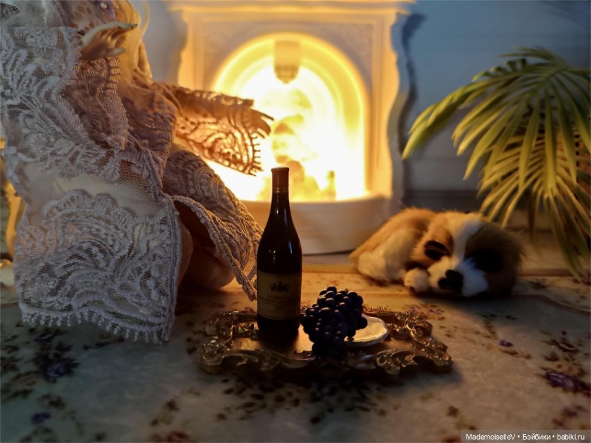 Камин белоснежный — Кукольная мебель (фото 4)