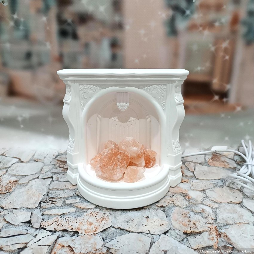 Камин белоснежный — Кукольная мебель