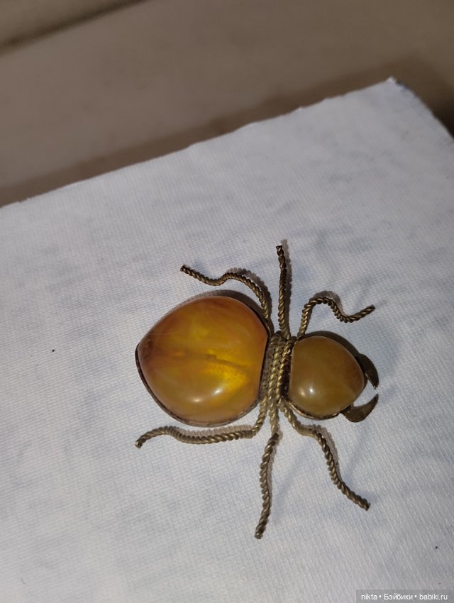 Броши СССР для кукол, фотосессий Жуки 2 штуки лотом (фото 2)