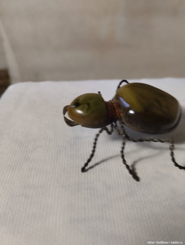 Броши СССР для кукол, фотосессий Жуки 2 штуки лотом (фото 6)