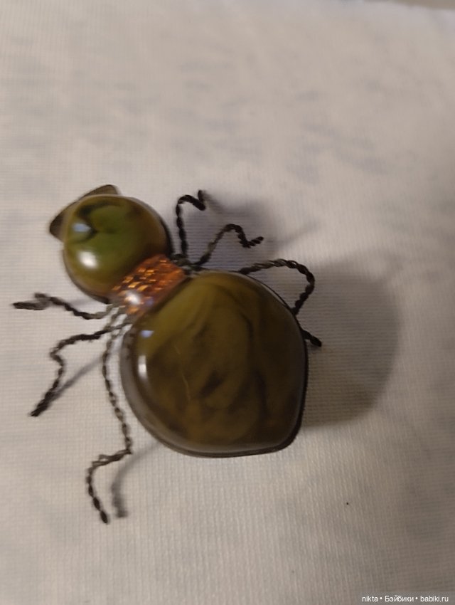 Броши СССР для кукол, фотосессий Жуки 2 штуки лотом (фото 4)