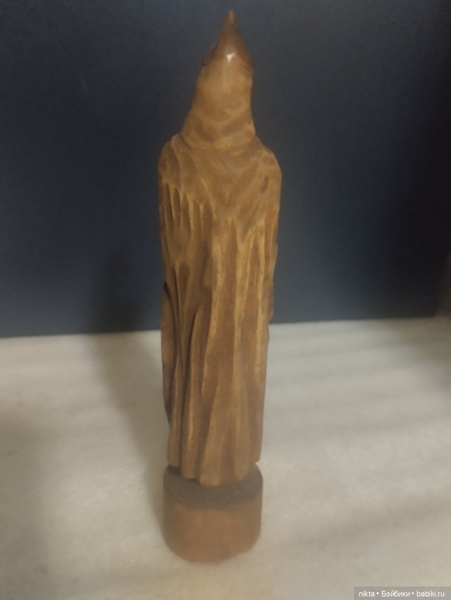 Витязь, богатырь Резная деревянная фигурка СССР Ручная работа (фото 4)