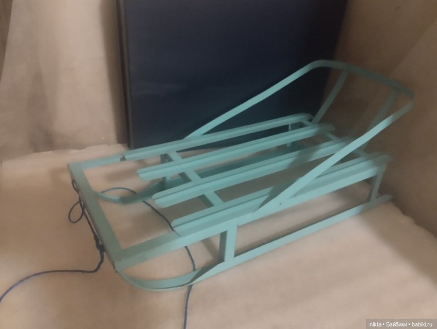 Санки СССР для больших кукол