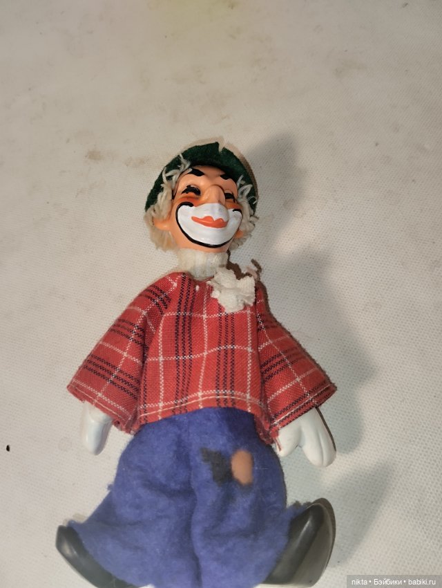 Игрушка, кукла ГДР Клоун — Винтажные куклы и игрушки детства (фото 5)