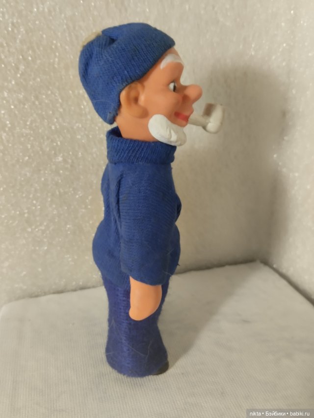 Игрушка, кукла ГДР Капитан, боцман с трубкой (фото 2)