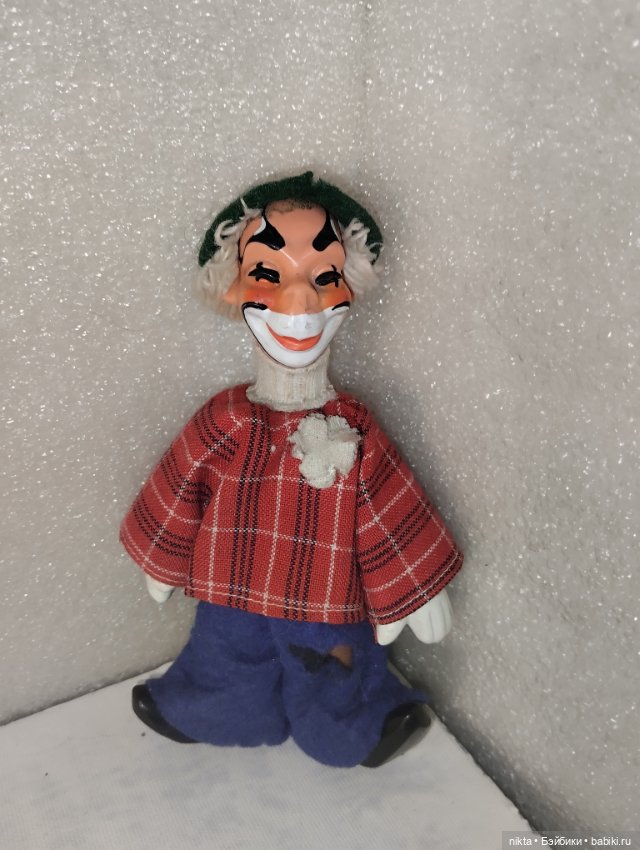 Игрушка, кукла ГДР Клоун — Винтажные куклы и игрушки детства