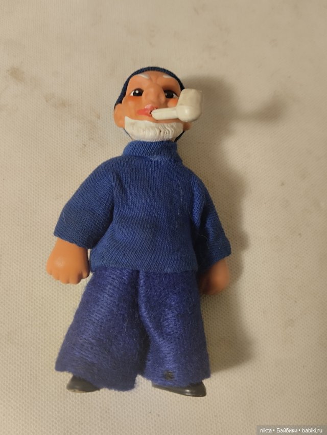Игрушка, кукла ГДР Капитан, боцман с трубкой (фото 6)