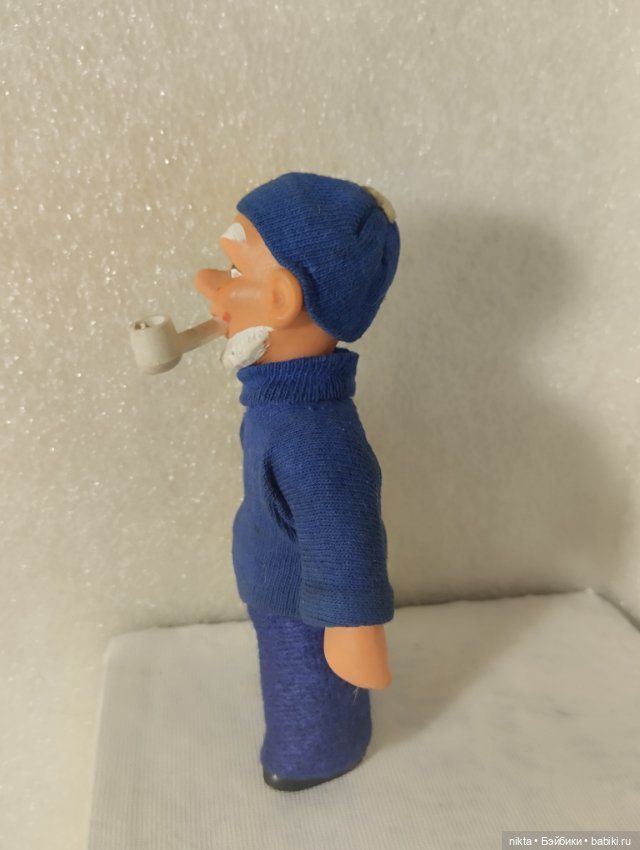 Игрушка, кукла ГДР Капитан, боцман с трубкой (фото 4)