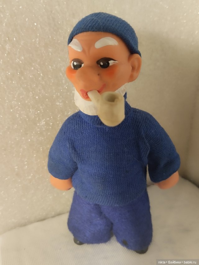 Игрушка, кукла ГДР Капитан, боцман с трубкой