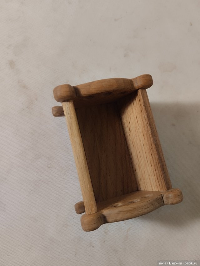 Люлька маленькая деревянная (фото 3)