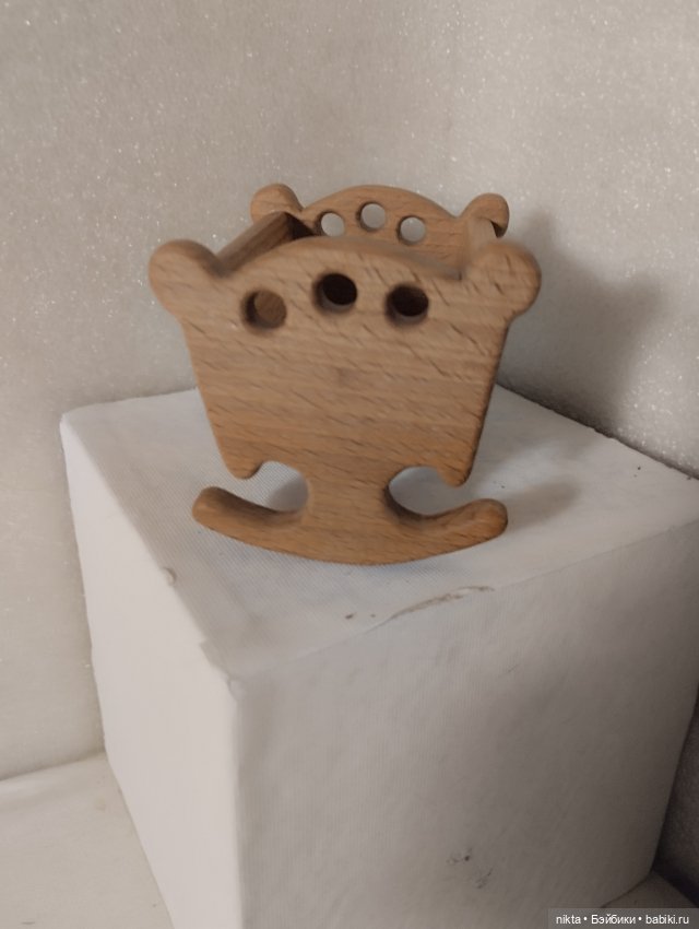 Люлька маленькая деревянная (фото 5)