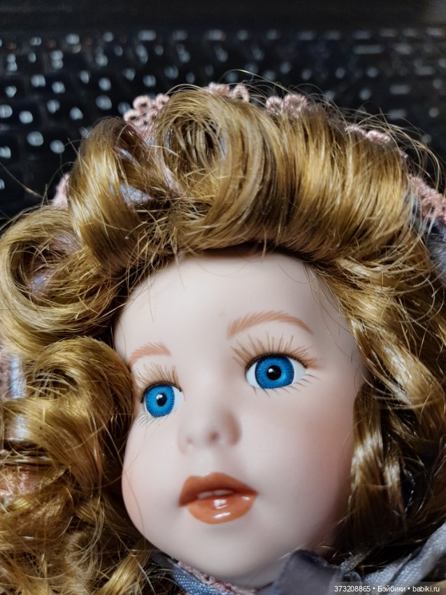 Девочка - гортензия — Фарфоровые куклы (фото 10)