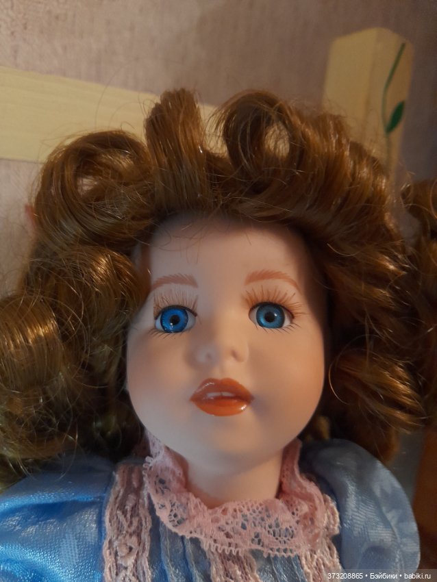 Девочка - гортензия — Фарфоровые куклы (фото 5)