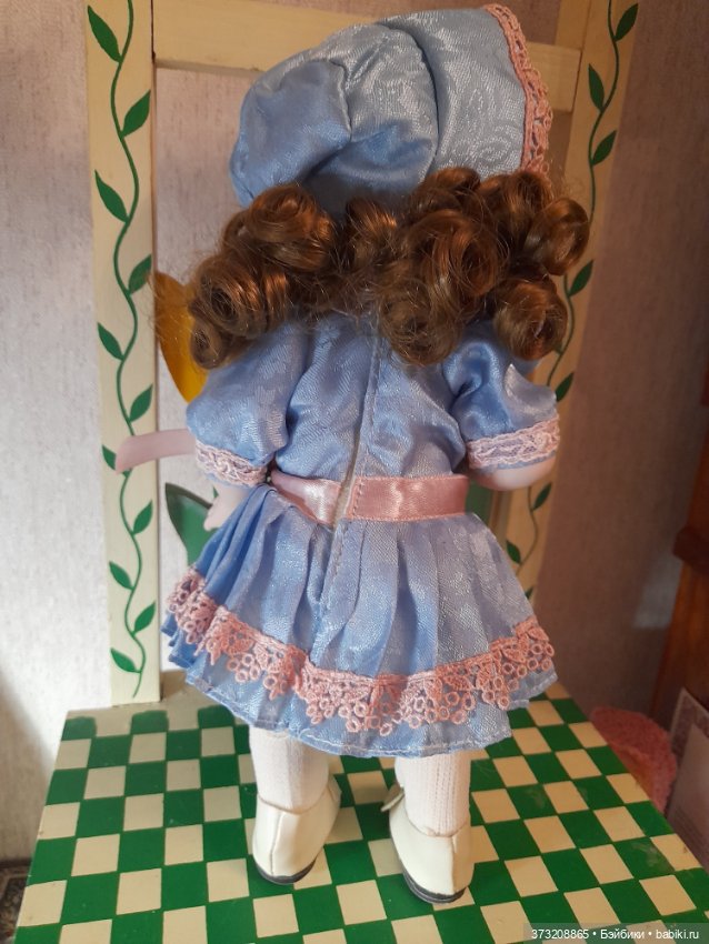 Девочка - гортензия — Фарфоровые куклы (фото 4)