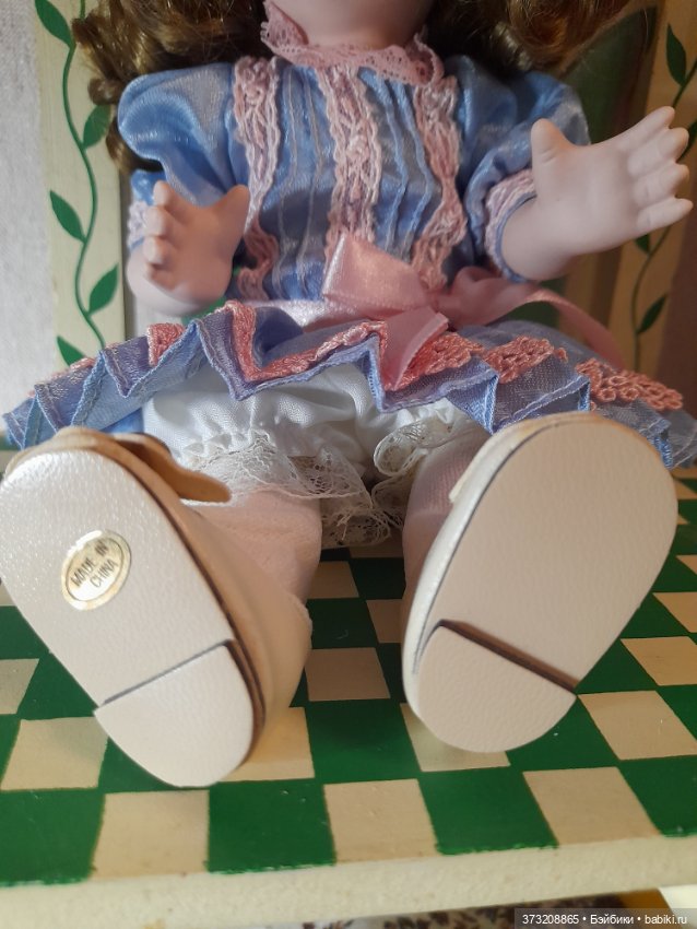 Девочка - гортензия — Фарфоровые куклы (фото 8)