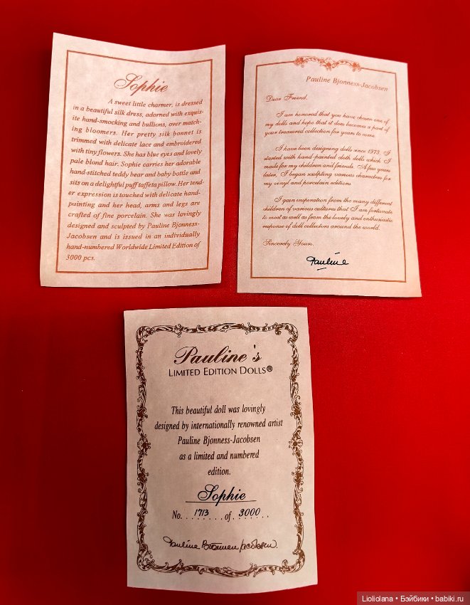 Малышка Софи от Pauline Bjonness Jacobsen (фото 7)