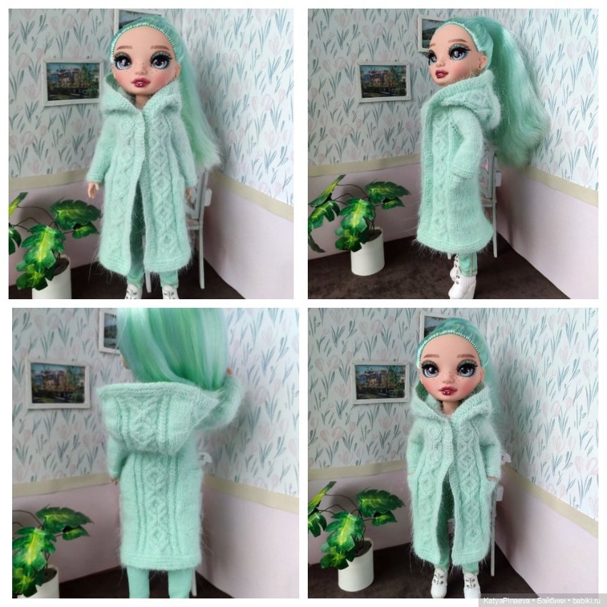 МК описание вязания одежды для Рейнбоу Хай (фото 3)