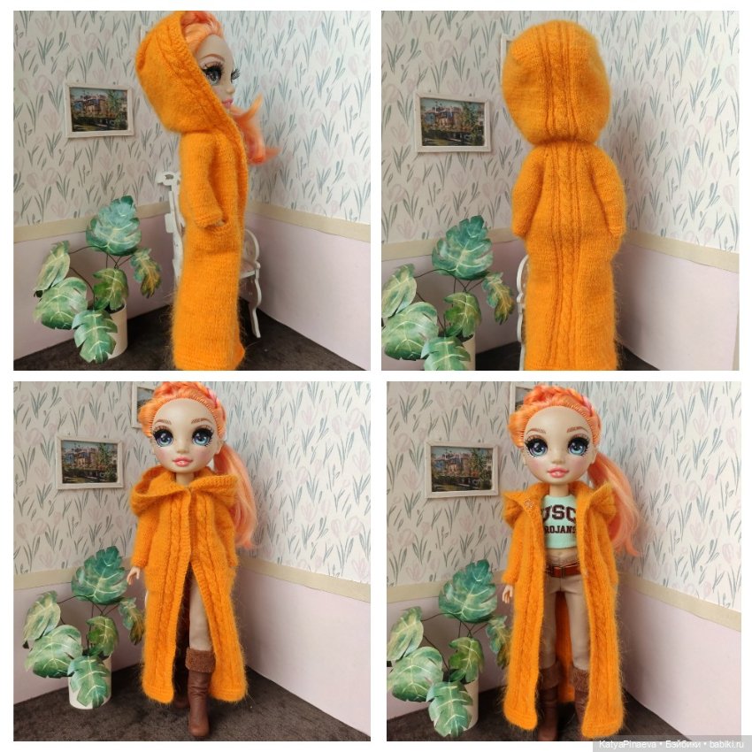 МК описание вязания одежды для Рейнбоу Хай (фото 4)