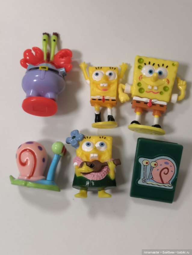 Киндеры. Спанч Боб — Коллекционные фигурки (фото 2)