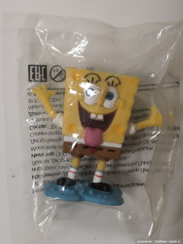 Киндеры. Спанч Боб — Коллекционные фигурки (фото 3)