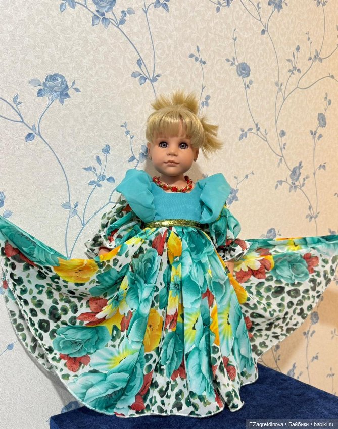 Платье для Готц, Gotz,48 см Летний бриз
