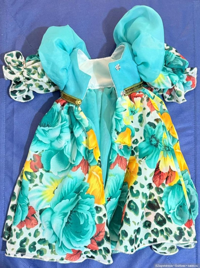 Платье для Готц, Gotz,48 см Летний бриз