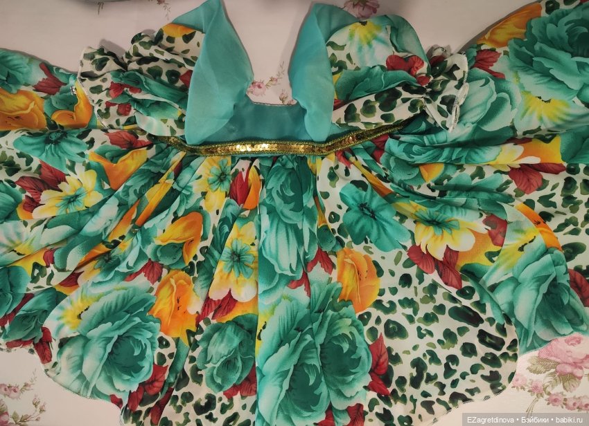 Платье для Готц, Gotz,48 см Летний бриз