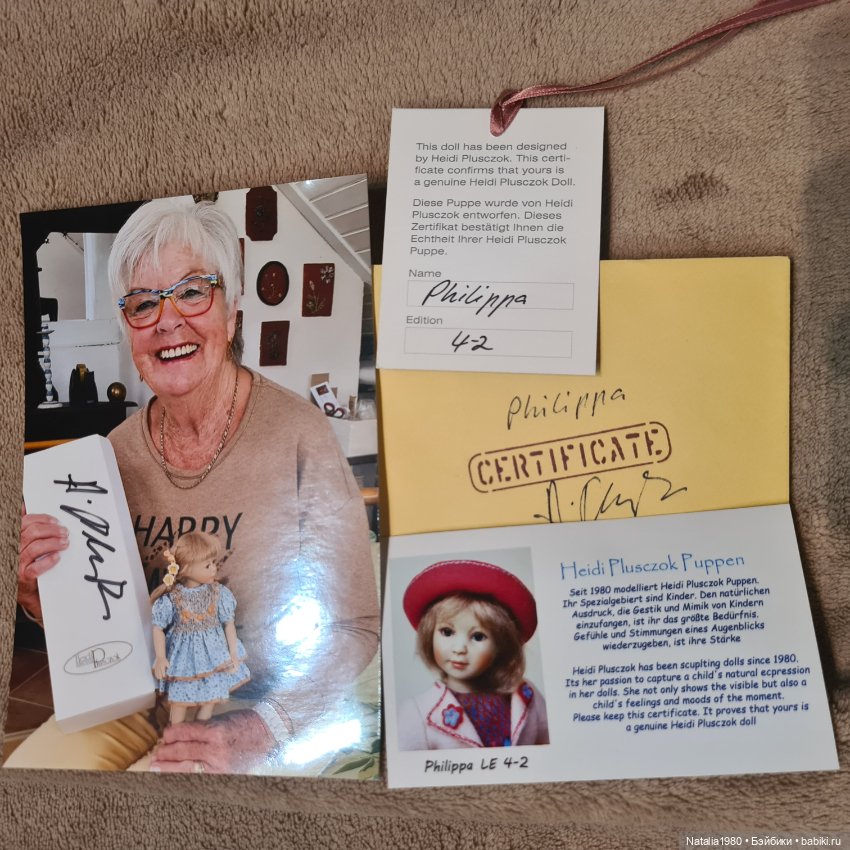 Студийная нежная куколка Pillippa от Heidi Plusczok (фото 4)