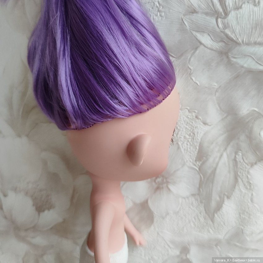 Berjuan кукла Biggers, без одежды, сиреневые волосы УЦЕНКА, 32 см (фото 7)