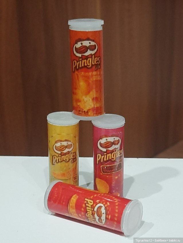 Чипсы Принглс — Миниатюра для кукол (фото 4)