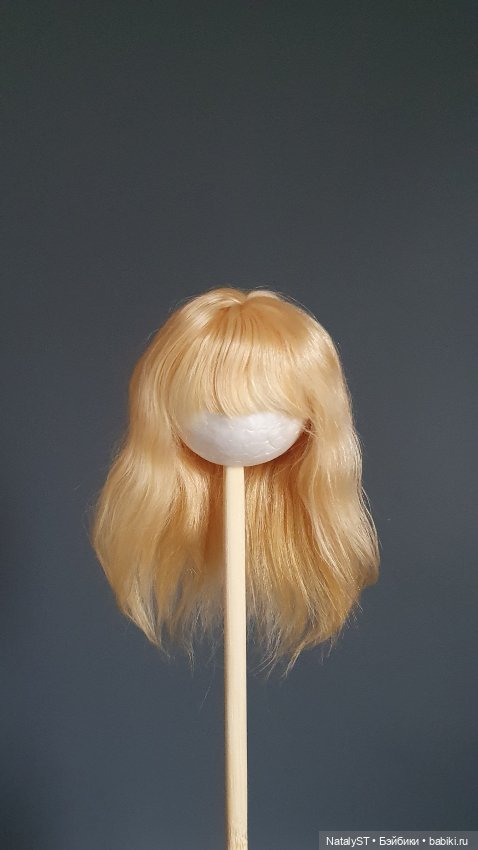 Парик р.5-6 золотистый блонд
